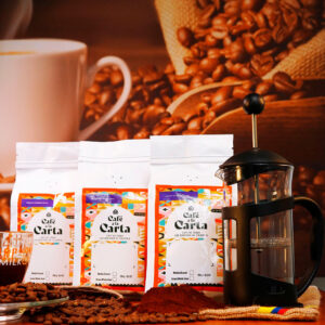 Kit Prensa Francesa 3 tazas con Café Regional 2x250Gr molido