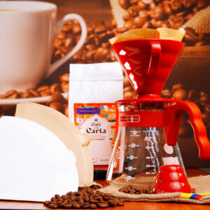 Kit V-60 4 tazas con Filtros más café regional molido